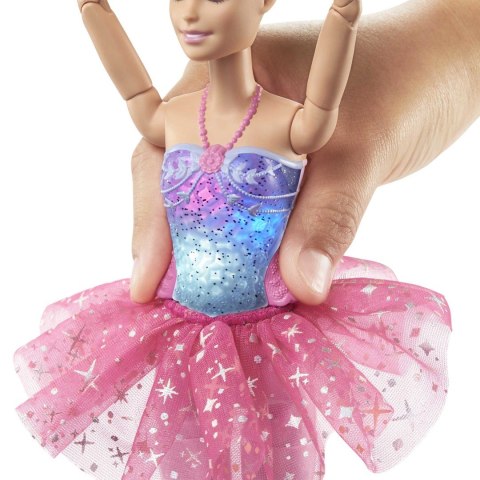 BARBIE Baletnica Magiczne światełka Lalka (blondynka) HLC25