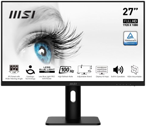 Monitor MSI 27" PRO MP273AP HDMI DP VGA głośniki 2x3W