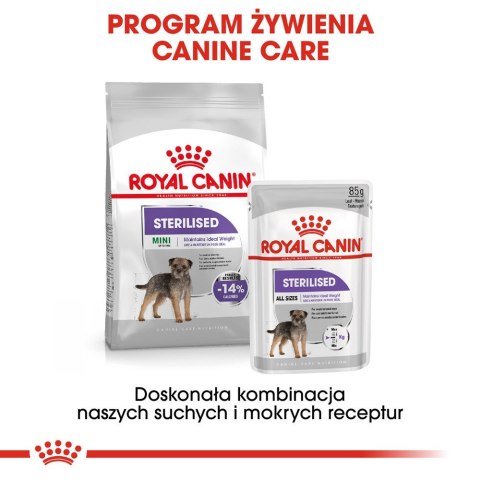 ROYAL CANIN Mini Sterilised - sucha karma dla psów dorosłych, ras małych, po sterylizacji - 1kg