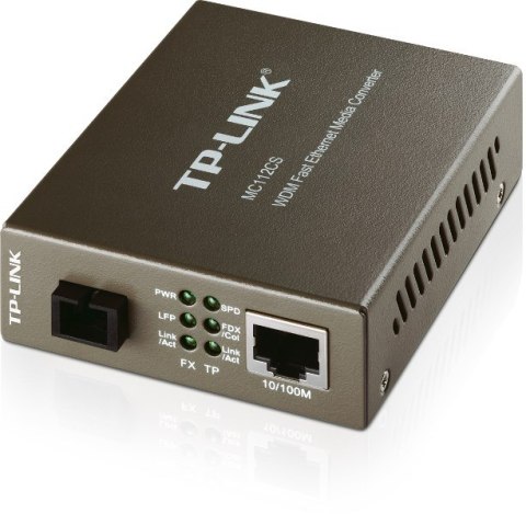 TP-LINK MC112CS konwerter sieciowy 100 Mbit/s Pojedynczy Czarny