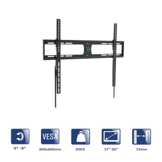 Uchwyt do telewizora Akyga AK-MB-09 wieszak 60kg VESA 800x600mm 37-85"