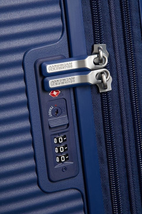 Soundbox walizka średnia American Tourister - midnight navy