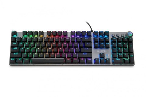 Klawiatura mechaniczna IBOX AURORA K-4 RGB IKGMK4 (USB; (US); kolor czarny)