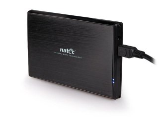 Obudowa na dysk Natec RHINO USB 3.0 SATA 2,5" Aluminum Black Slim