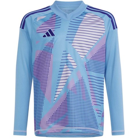 Koszulka bramkarska dla dzieci adidas Tiro 24 Competition Long Sleeve Goalkeeper niebieska IN0434 116cm