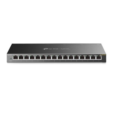 TP-Link TL-SG116E Nie zarządzany L2 Gigabit Ethernet (10/100/1000) Czarny