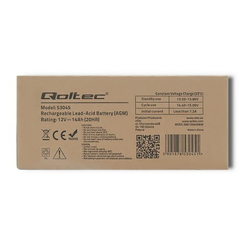 Akumulator bezobsługowy Qoltec 53045