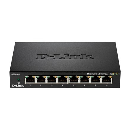 D-Link DGS-108 Czarny