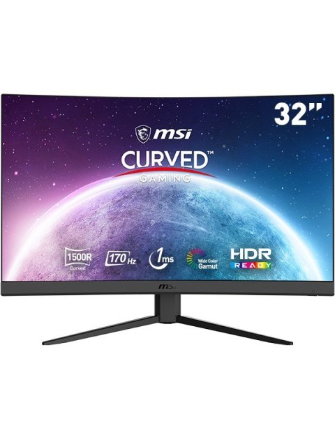 MSI G32CQ4DE E2 monitor komputerowy 80 cm (31.5") 2560 x 1440 px Wide Quad HD LCD Czarny