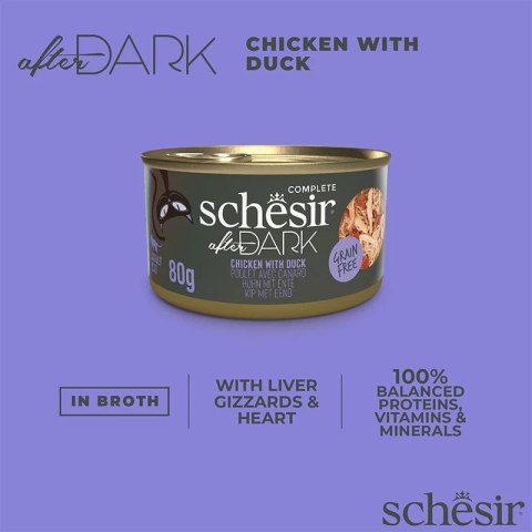 SCHESIR AFTER DARK FILLETS Kurczak z kaczką 80g