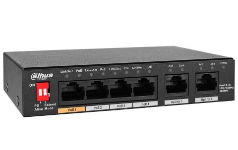 Dahua Switch PoE PFS3006-4GT-60-V2 niezarządzalny