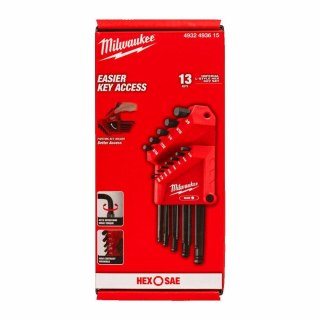 Klucz Imbus MILWAUKEE 4932493615 IMPERIALNY zestaw 13szt.