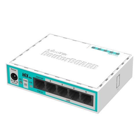 Mikrotik hEX lite ruter Biały