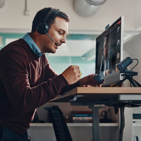 POLY Zestaw słuchawkowy Voyager Focus 2 z certyfikatem Microsoft Teams USB-C