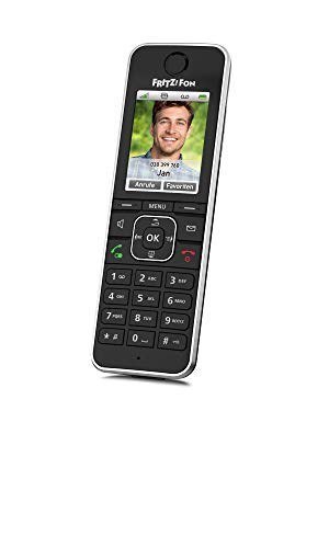 FRITZ!Fon 20002964 C6 Black Telefon w systemie DECT Nazwa i identyfikacja dzwoniącego Czarny