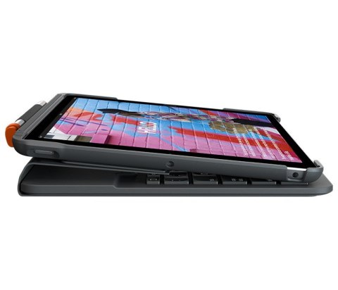 Logitech Slim Folio QWERTZ Niemiecki Bluetooth Grafitowy