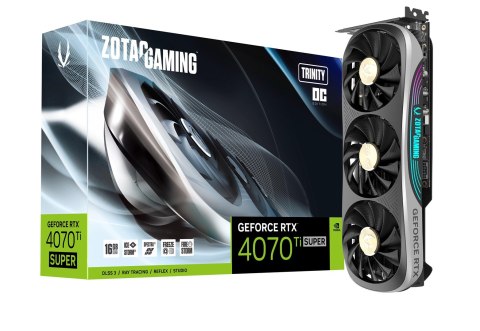 Zotac GAMING GeForce RTX 4070 Ti SUPER Trinity OC NVIDIA 16 GB GDDR6X