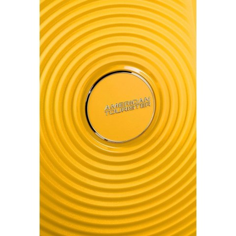 Kabinowa walizka American Tourister Soundbox EXP - golden yellow