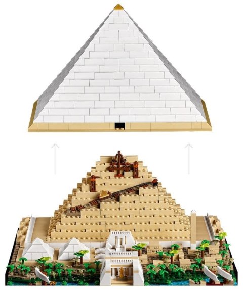 LEGO ARCHITECTURE 21058 PIRAMIDA CHEOPSA