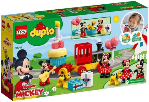 LEGO DUPLO 10941 URODZINOWY POCIĄG MYSZEK MIKI I MINNIE