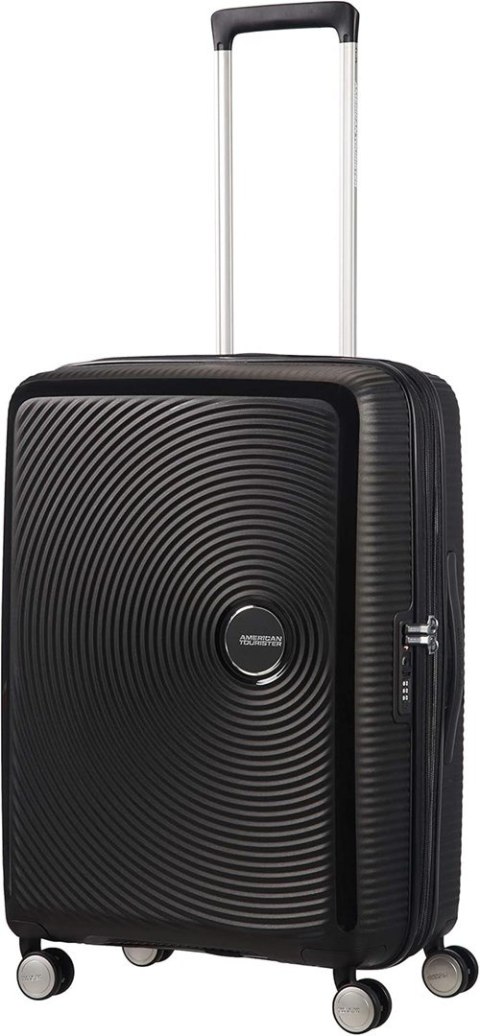 Walizka średnia American Tourister Soundbox EXP - bass black