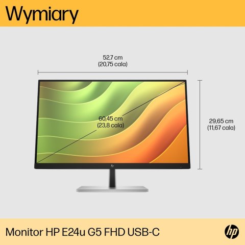 HP Monitor E24uG5 FHD USB-C