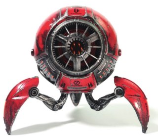 Zoeao GravaStar H Bluetooth Speaker war-damaged red Limited Edition - Speaker - Volume control