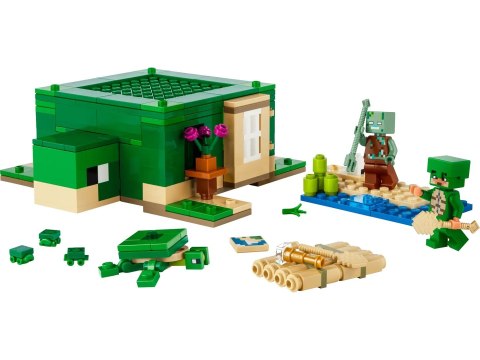 LEGO MINECRAFT 21254 DOMEK NA PLAŻY ŻÓŁWI