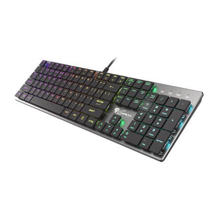 GENESIS Thor 420 RGB klawiatura Gaming USB AZERTY US English Srebrny