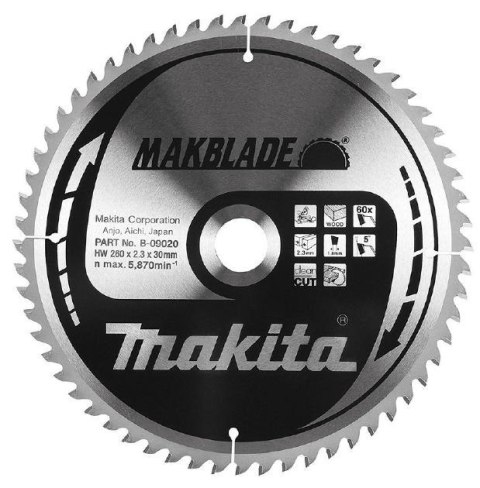 MAKITA PIŁA TARCZOWA 260x30x 24z DO 2704