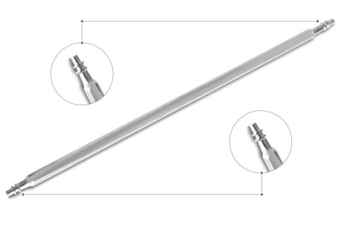 Teleskop stalowy do paska lub bransolety 22 mm TCDF22