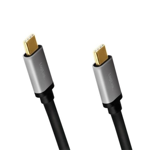Kabel USB 2.0 LogiLink CUA0106 USB-C - USB-C, M/M, 4K, E-mark, PD, 1,5m Kabel USB 2.0 LogiLink CUA0106 USB-C - USB-C, M/M, 4K, E-mark, PD, 1,5m