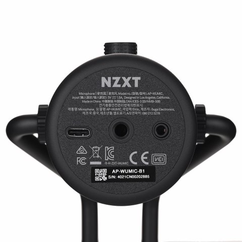 NZXT Capsule Czarny Mikrofon do komputera