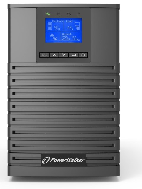 PowerWalker VFI 1000 ICT IoT Podwójnej konwersji (online) 1 kVA 1000 W 4 x gniazdo sieciowe