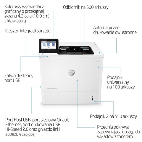 DRUKARKA LASEROWA HP LASERJET M611DN