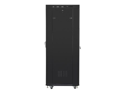 LANBERG SZAFA STOJĄCA RACK 19" 37U 600X800 DRZWI PERFOROWANE LCD CZARNA FF01-6837-23BL (FLAT PACK)