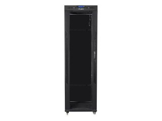 LANBERG SZAFA STOJĄCA RACK 19" 42U 600X1000 DRZWI SZKLANE LCD CZARNA FF01-6042-12BL (FLAT PACK)