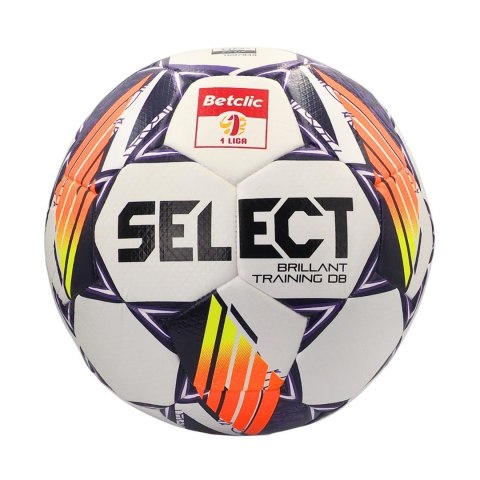 Piłka nożna Select Brillant Training DB Betclic 1 Liga v24 biało-pomarańczowo-fioletowa 18763 5