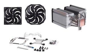 Chłodzenie CPU ENDORFY FORTIS 5 DUAL FAN SPC307 radiator wentylator do PC 14/12 cm Czarny