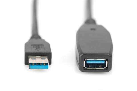 Kabel przedłużający USB 3.0 SuperSpeed 15mTyp USB A/USB A M/Ż aktywny czarny 15m