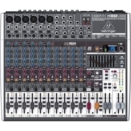 Behringer QX1832USB mikser audio 18 kan.