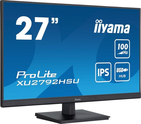 Iiyama ProLite monitor komputerowy 68,6 cm (27") 1920 x 1080 px Full HD LED Czarny