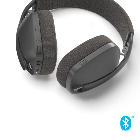 Logitech Zone Vibe 100 Zestaw słuchawkowy Bezprzewodowy Opaska na głowę Połączenia/muzyka Bluetooth Grafitowy