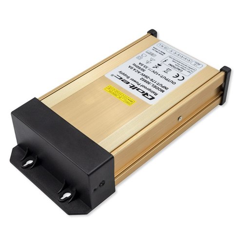 Qoltec Zasilacz impulsowy LED IP45 | 400W | 12V | 33A | Wodoodporny