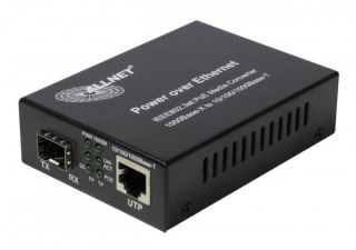 ALLNET ALL-MC202P-SFP1-POE - 1000 Mbit/s - 10Base-T - 100Base-TX - 1000Base-T - 1000Base-LX - 1000Base-SX - IEEE 802.3 - IEEE 80