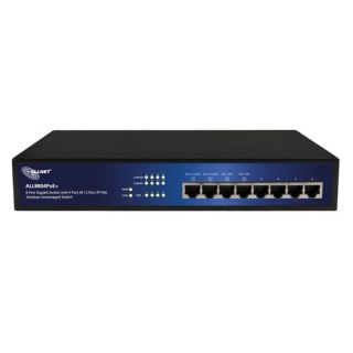 ALLNET ALL8804POE+ - Unmanaged - L2 - Gigabit Ethernet (10/100/1000) - Power over Ethernet (PoE) - Rack mounting