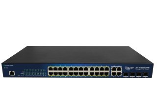 ALLNET Switch smart managed Layer2 24 Port• PoE Budget 370W• 24x at• 4x SFP• 19""• - Switch - 56 Gbps