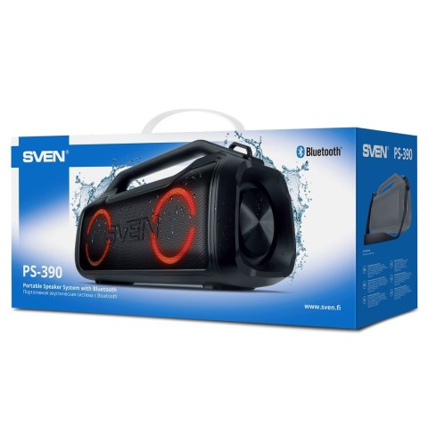 SVEN PS-390 bezprzewodowy, przenośny głośnik bluetooth 50W, IPx5, RGB