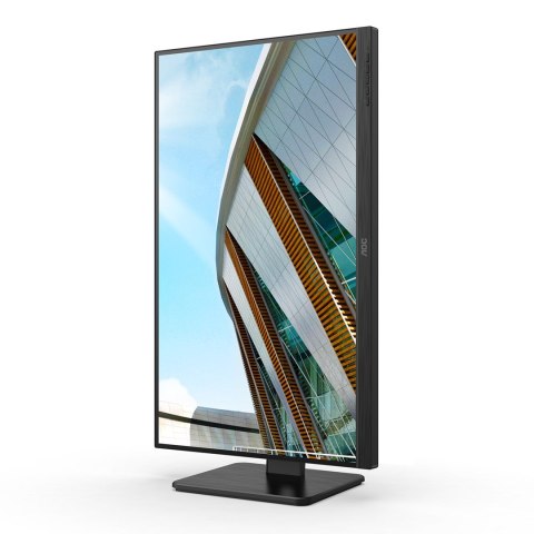 MONITOR AOC LED 27" U27P2CA 68.6 cm (27") 3840 x 2160 pixels 4K Ultra HD LED Czarny