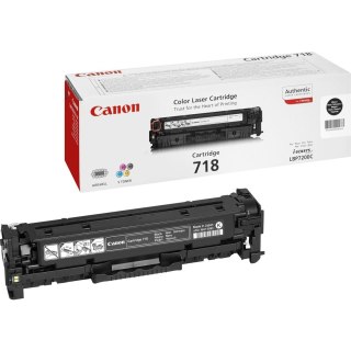 Canon CRG-718 Bk kaseta z tonerem 1 szt. Oryginalny Czarny